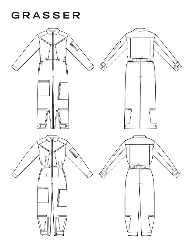 Jumpsuit, pattern №1020