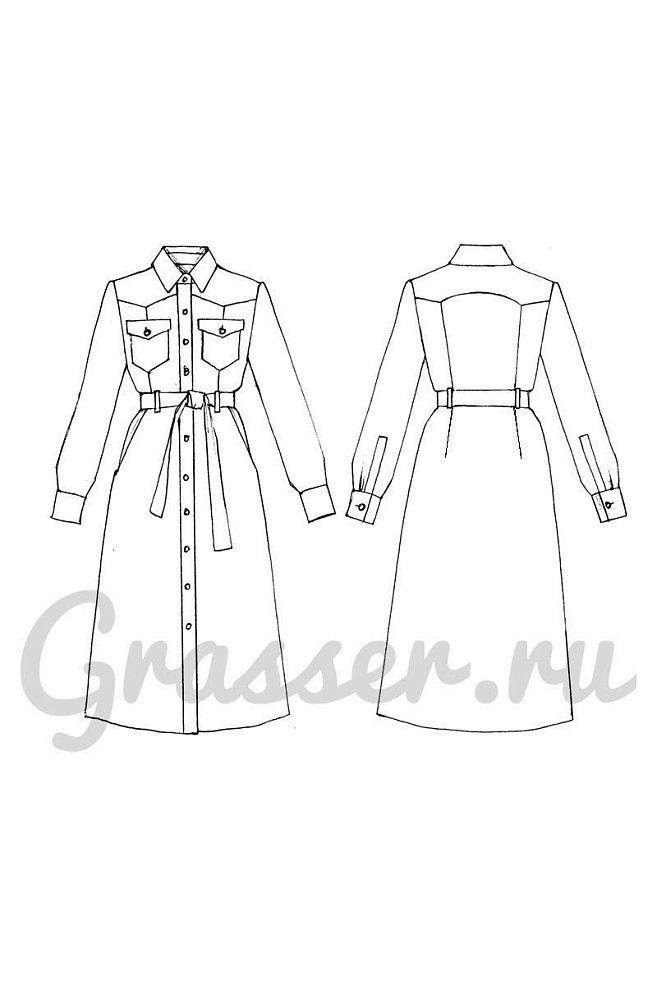 Dress, pattern №704