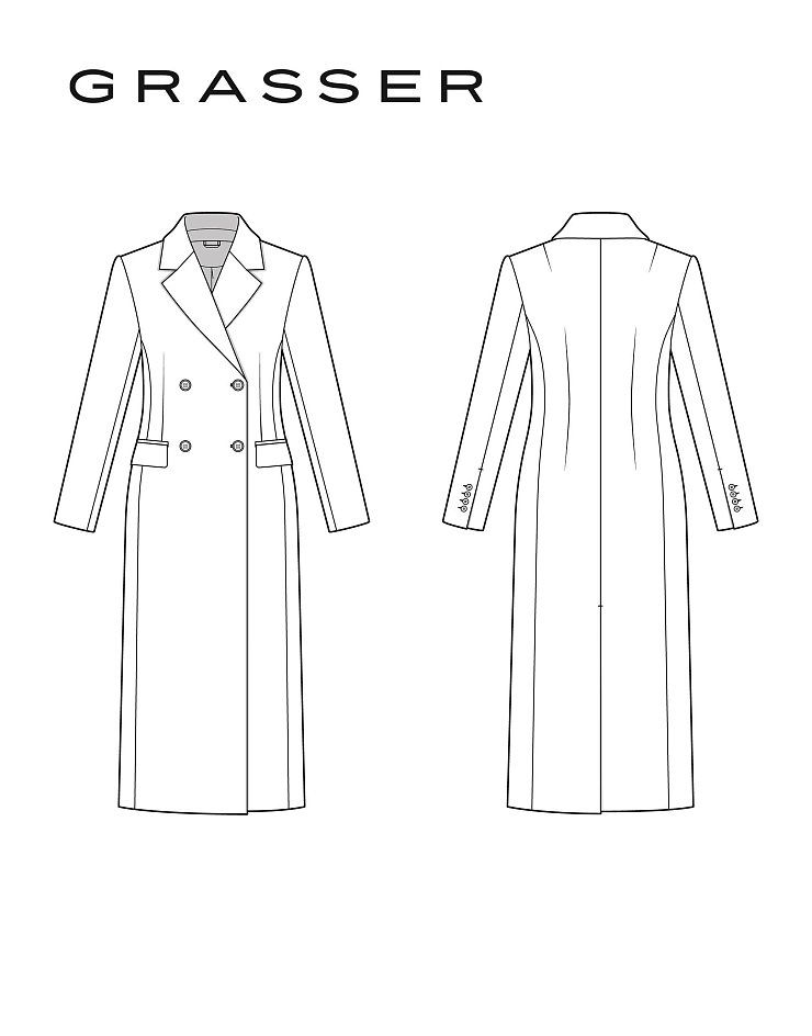 Coat, pattern №1368