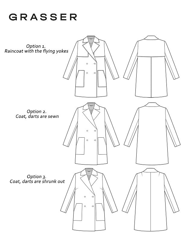 Raincoat and coat, pattern №909