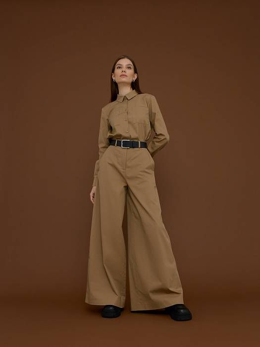 Trousers with two types of pockets, pattern №861