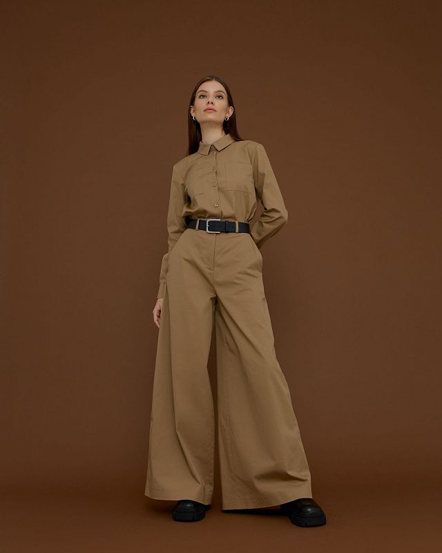 Trousers with two types of pockets, pattern №861