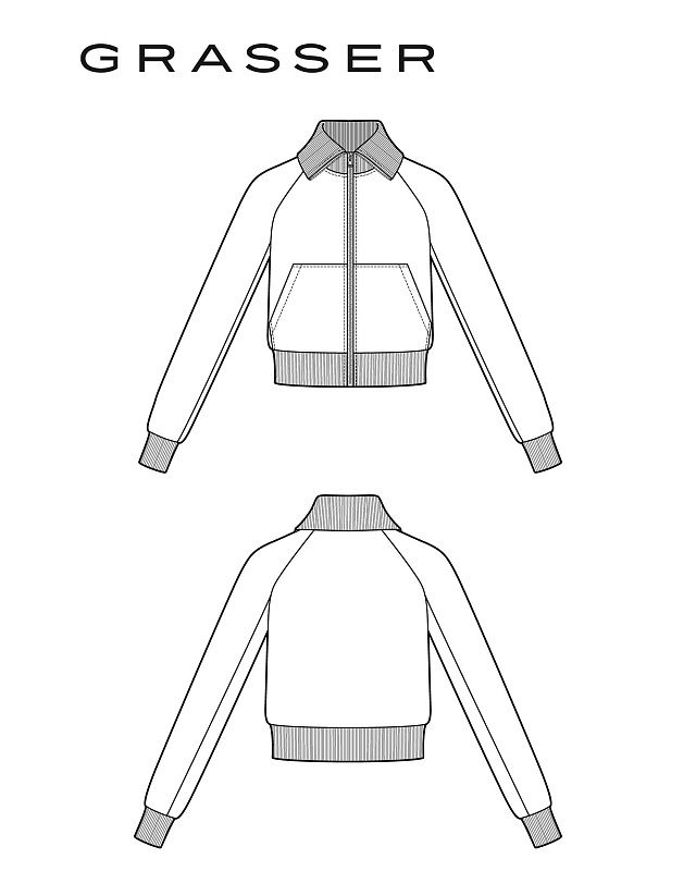 Knitted jacket, pattern №1333