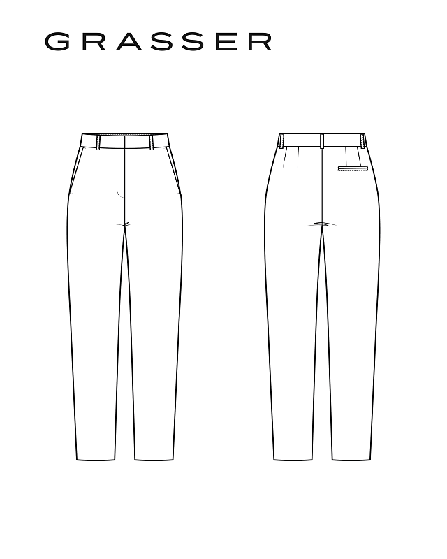 Trousers, pattern №1141