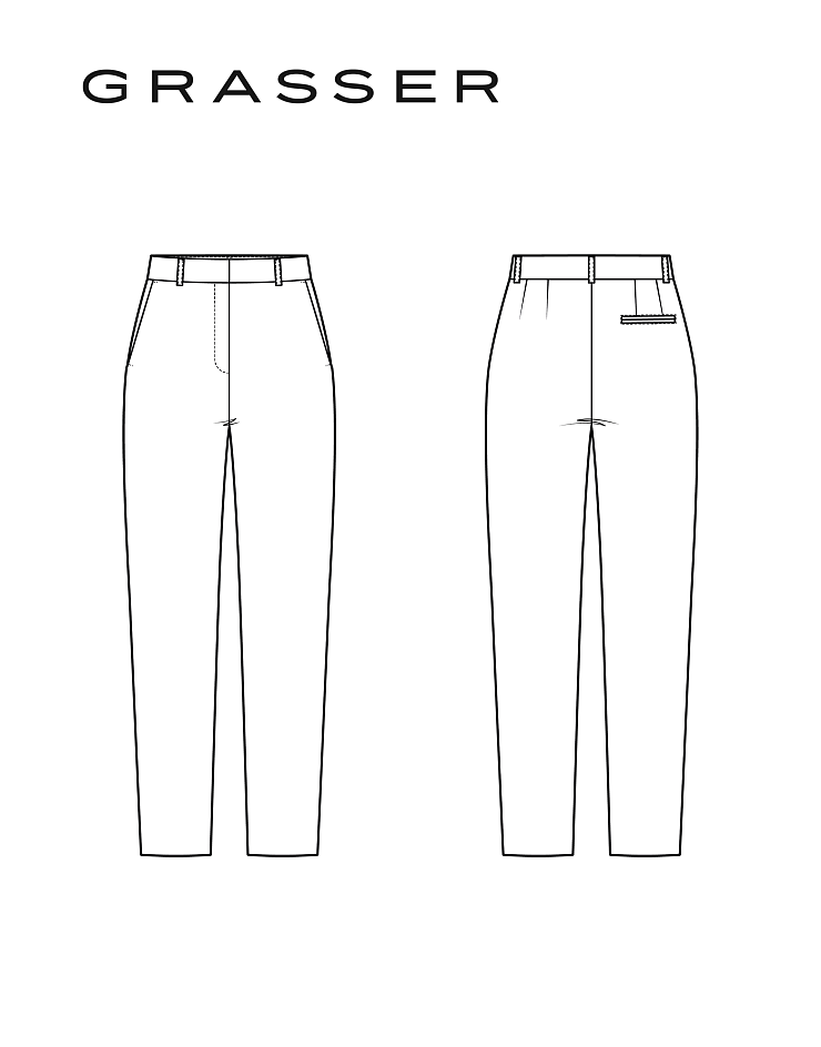 Trousers, pattern №1141