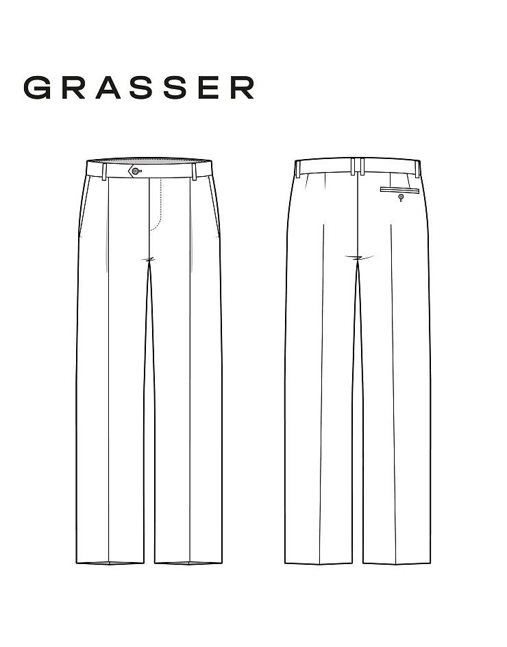 Men's trousers, pattern №1113