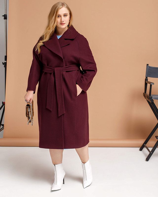 Coat, plus size, pattern №662