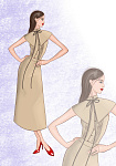 Dress in 2 designs, pattern №764, photo 4