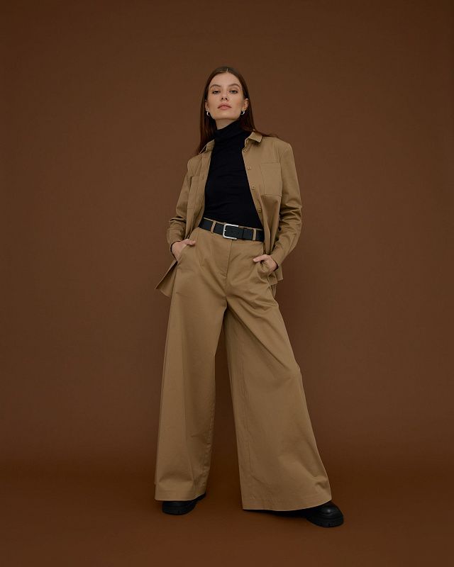 Trousers with two types of pockets, pattern №861