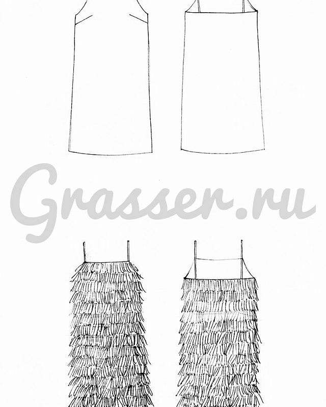 Dress, pattern №716