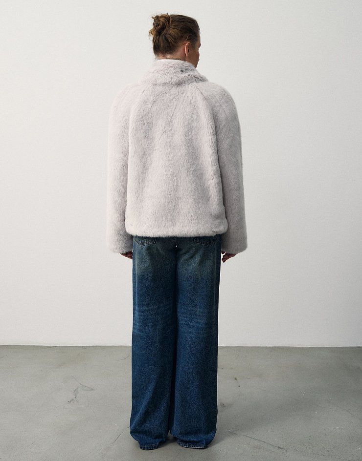 Fur jacket in two options, pattern №1382