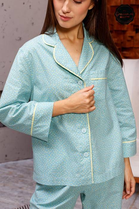 Women's pajama shirt, pattern №544