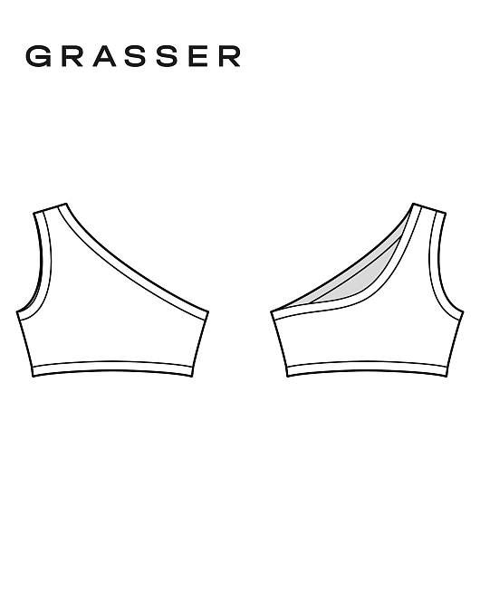 Swimsuit top, pattern №932