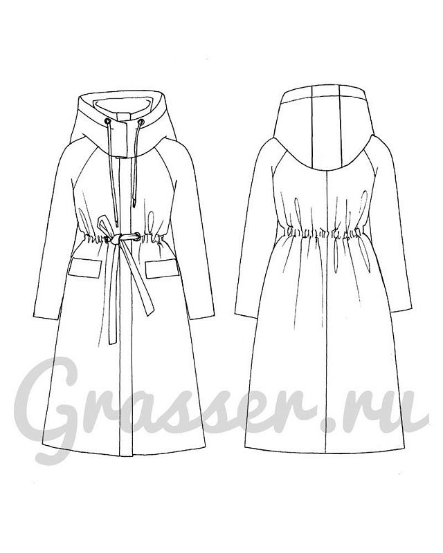 Insulated coat, pattern №707