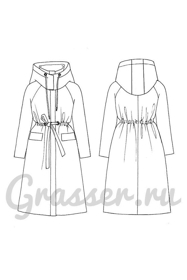 Insulated coat, pattern №707