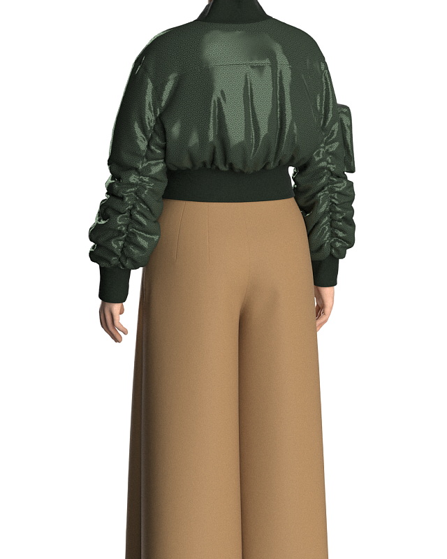 Trousers with two types of pockets, pattern №861