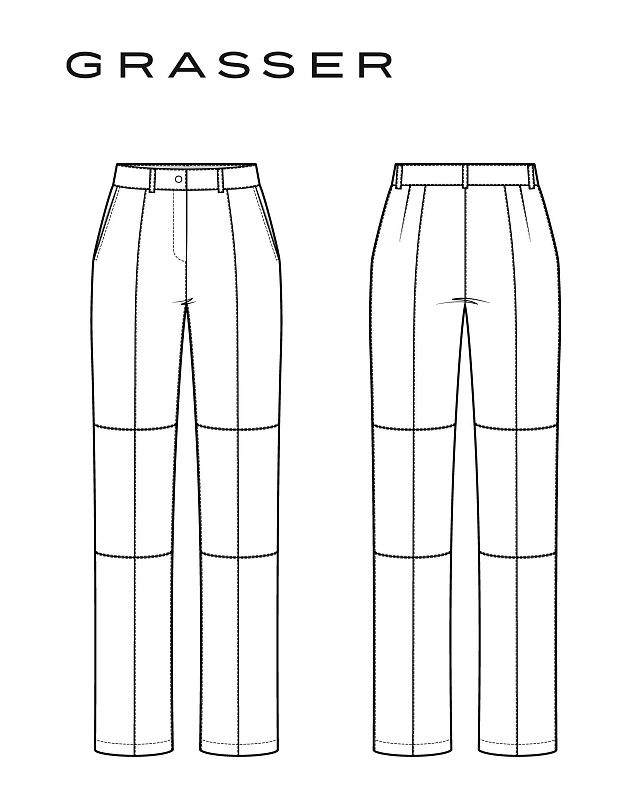 Trousers, pattern №1302 Trousers, pattern №1302