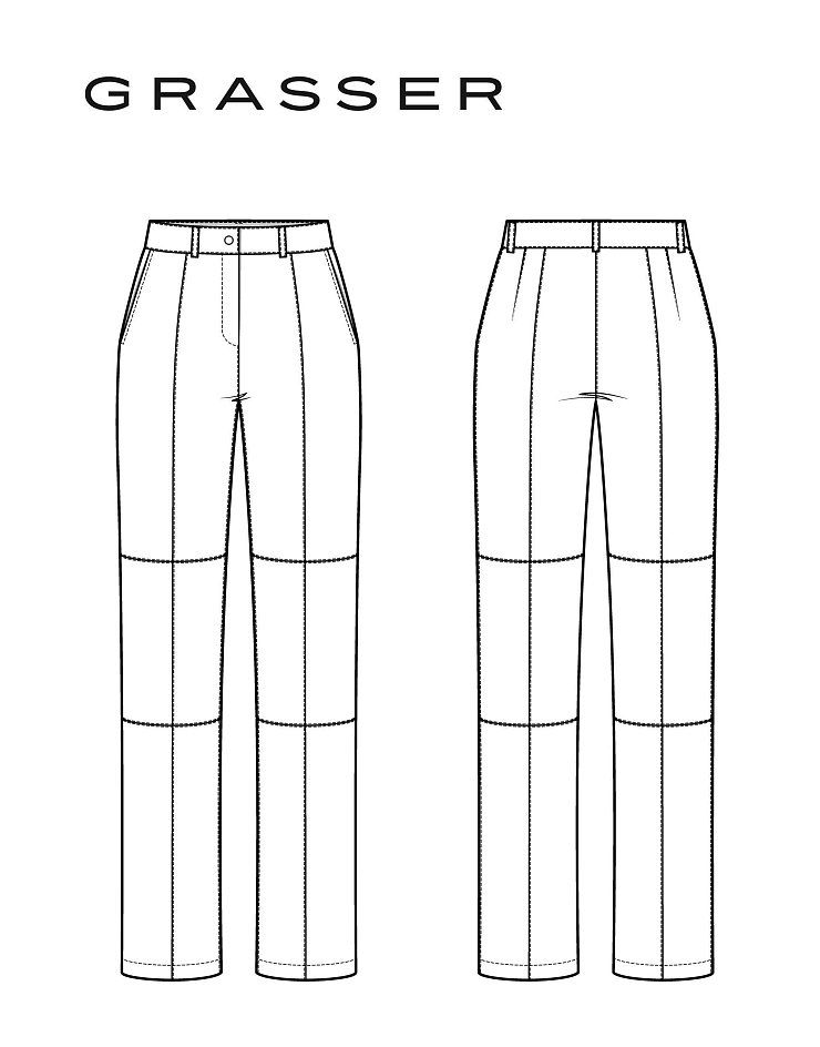 Trousers, pattern №1302