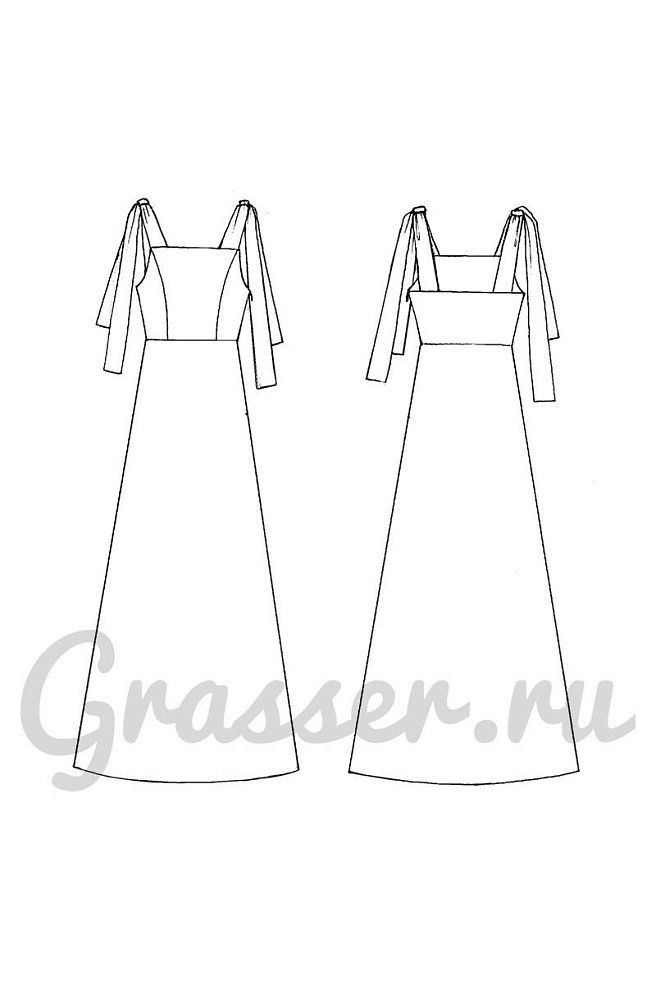 Dress, pattern №718