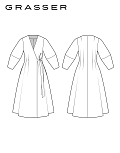 Dress in two length, pattern №1272