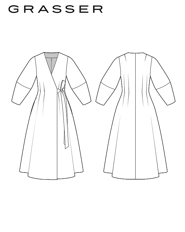 Dress in two length, pattern №1272