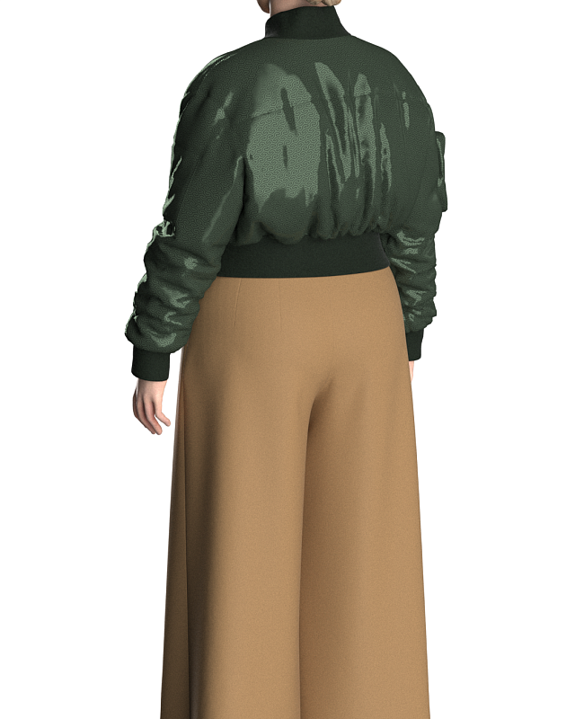 Trousers with two types of pockets, pattern №861