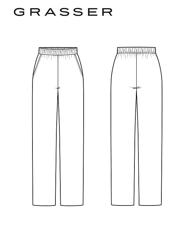 Trousers, pattern №1196