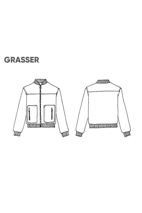 Bomber jacket, pattern №746