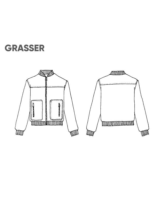 Bomber jacket, pattern №746