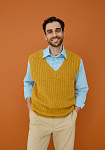 Men’s knit jumper and waistcoat, pattern №815, photo 9
