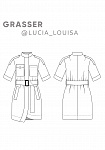 Lucia, dress pattern, collaboration with blogger Lucia @lucia_louisa, photo 3