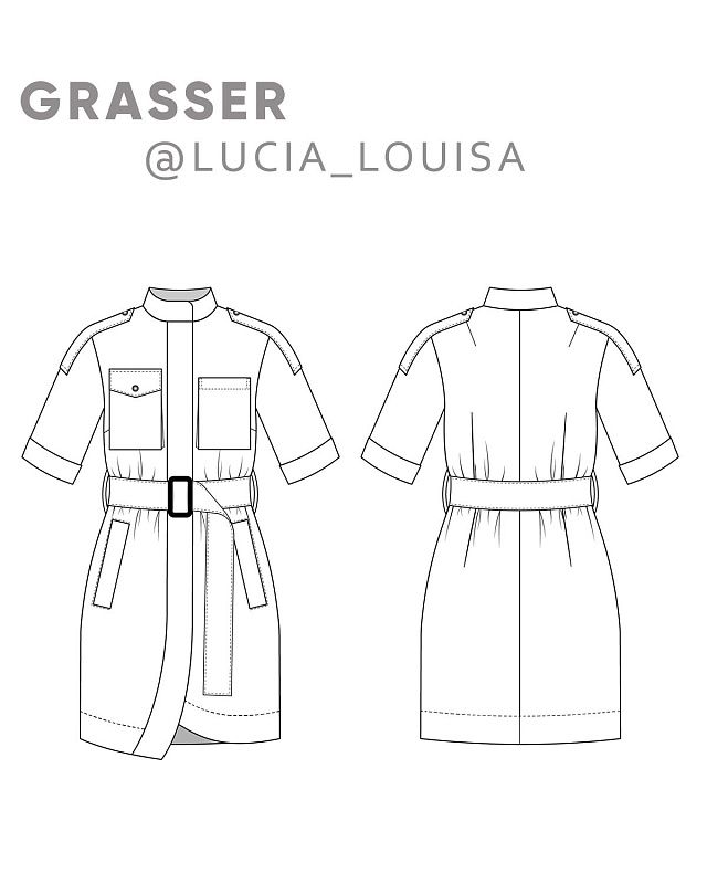 Lucia, dress pattern