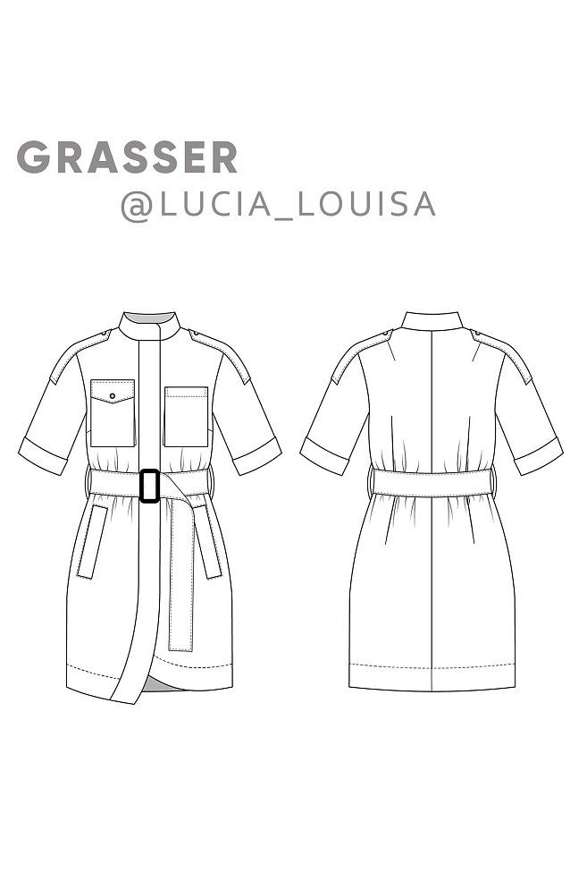 Lucia, dress pattern