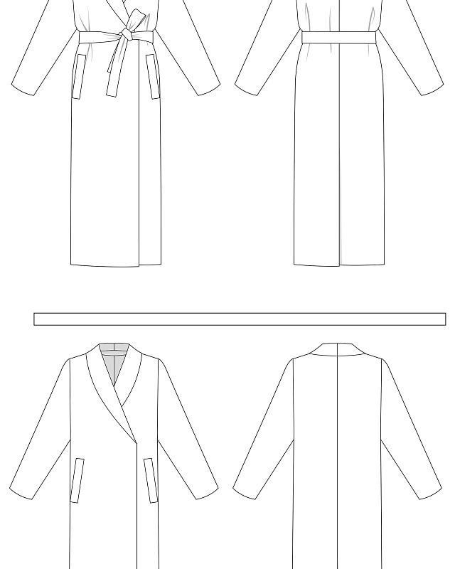 Coat, pattern №904