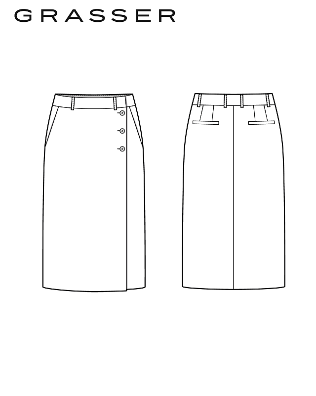 Skirt, pattern №1371 Skirt, pattern №1371
