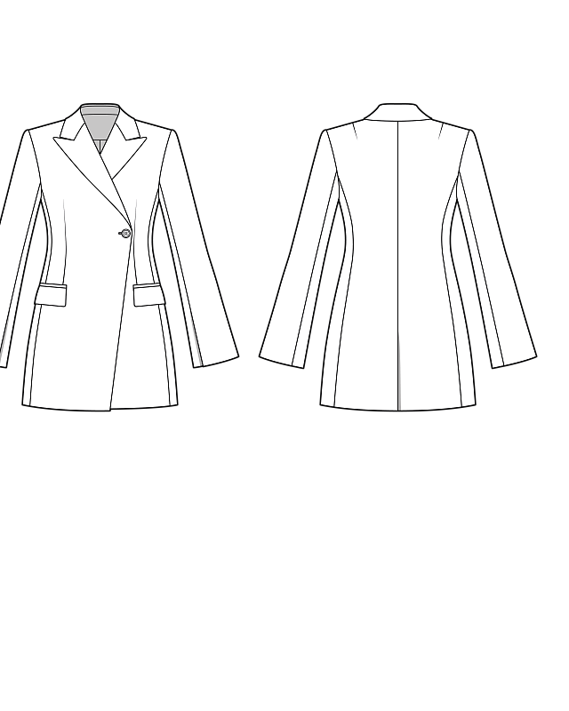 Jacket, pattern №965