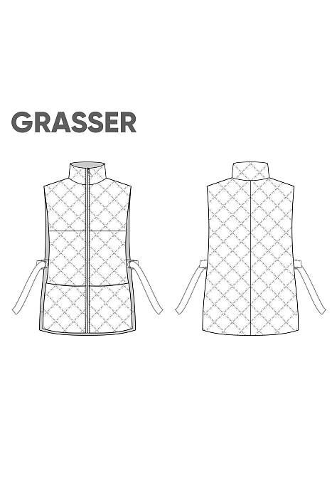 Quilted vest, pattern №787