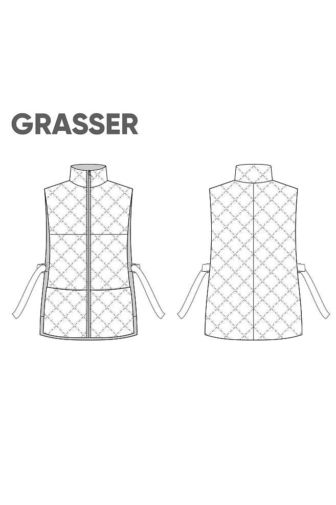 Quilted vest, pattern №787