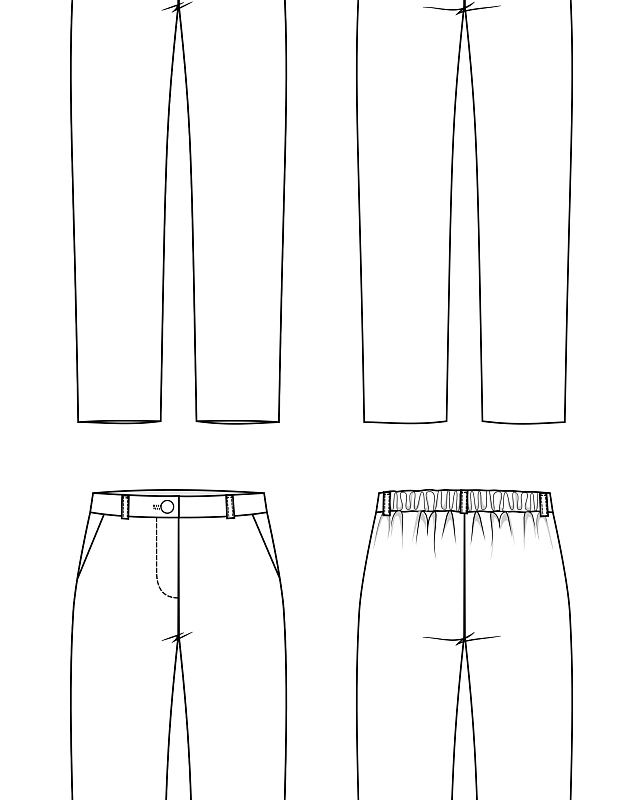 Trousers, pattern №116