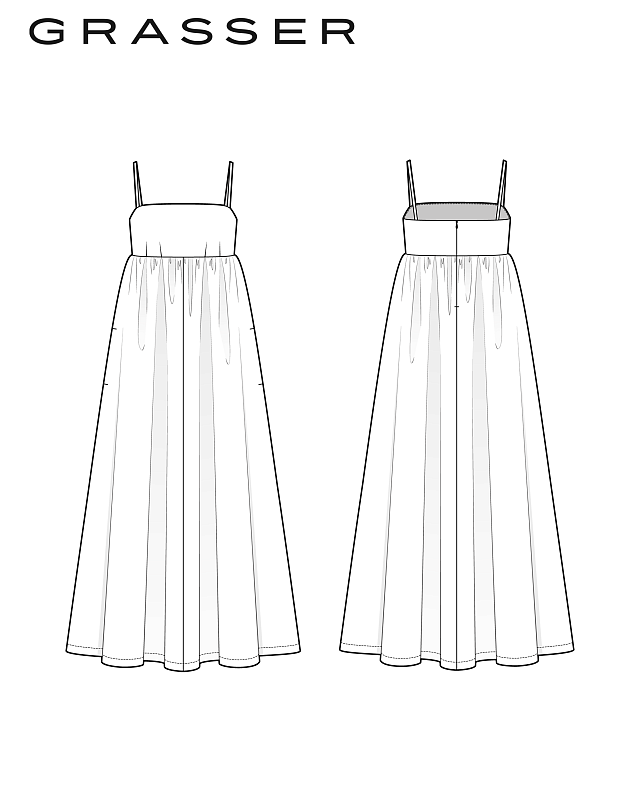 Sundress in two lengths, pattern №1254 Sundress in two lengths, pattern №1254