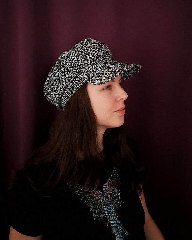 Visored cap, Pattern №566