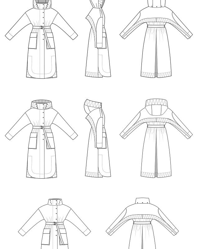 Raincoat, pattern №908